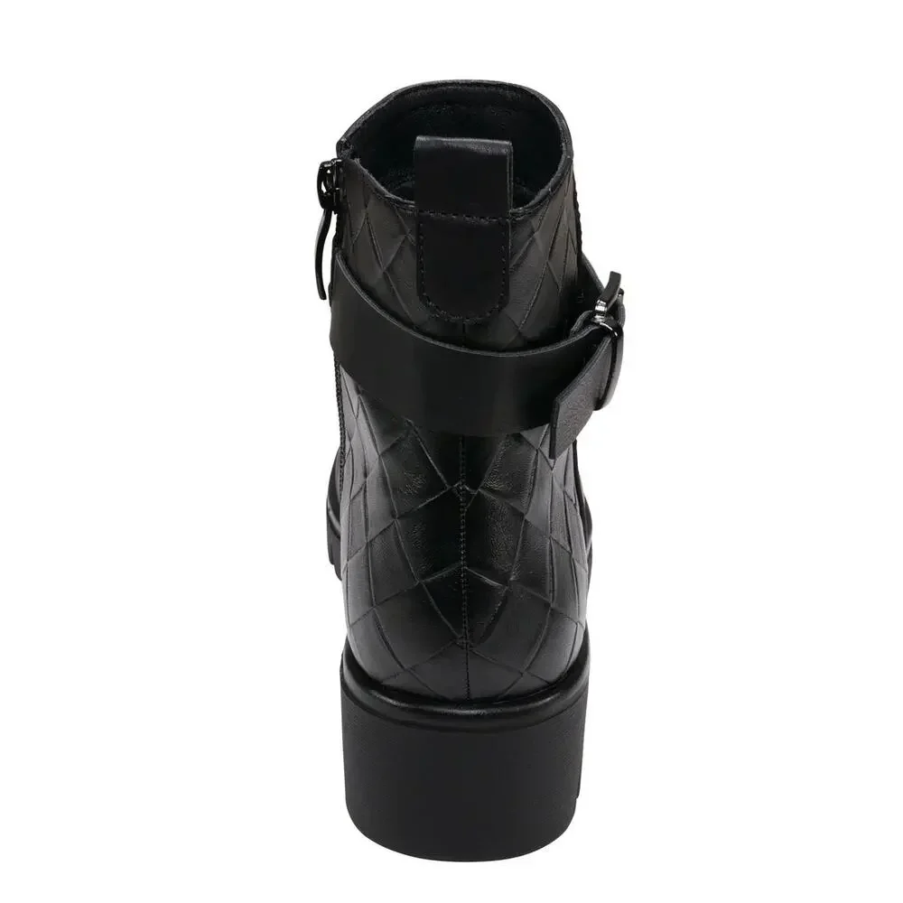 New GC Georgia Black Bootie Biker 9.5M